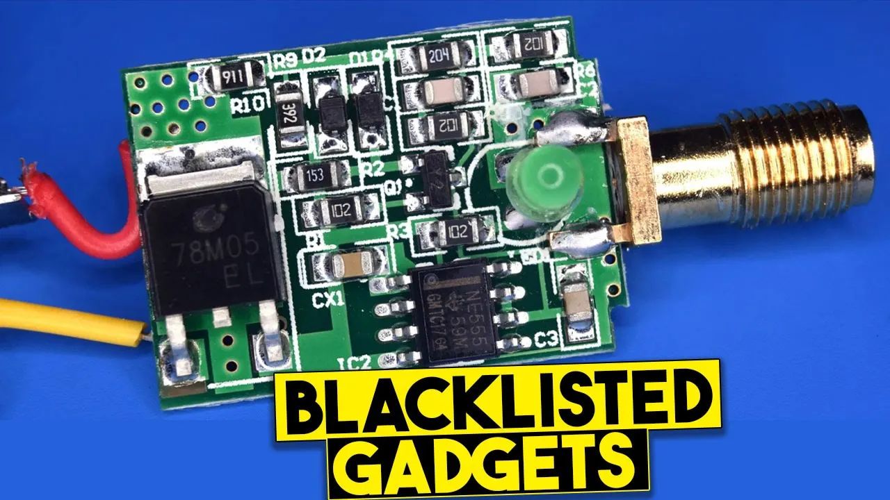 Video thumbnail for The Top BLACKLISTED Dangerous and Prohibited Gadgets!!