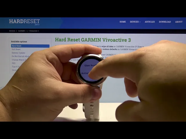 Video thumbnail for How to Activate DND Mode in GARMIN Vivoactive 3 - Silent Mode