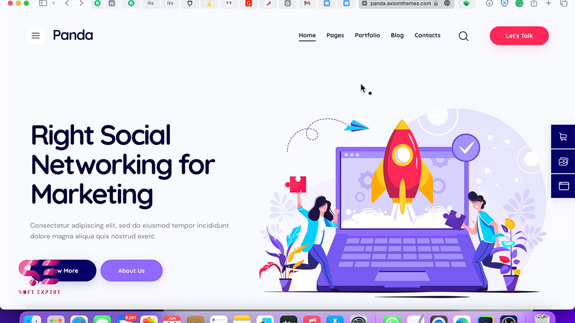 'Video thumbnail for Panda - Creative Marketing Agency & SEO WordPress Theme'