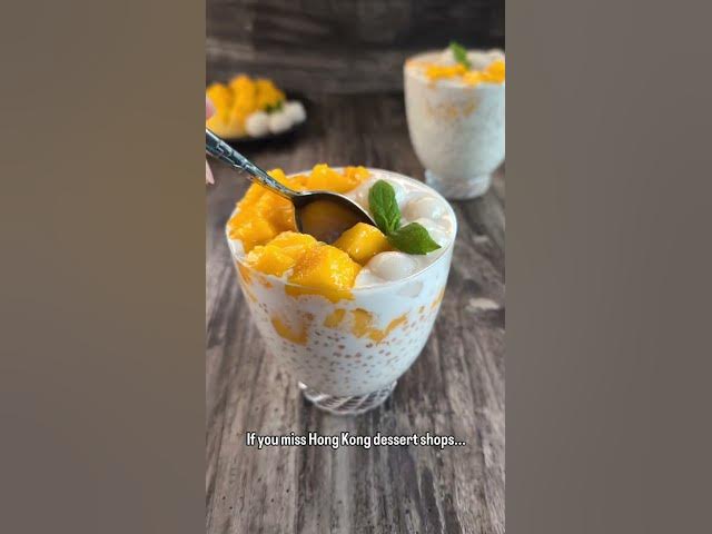 Video thumbnail for Mango Sago Mochi in Coconut Milk | Hong Kong Dessert