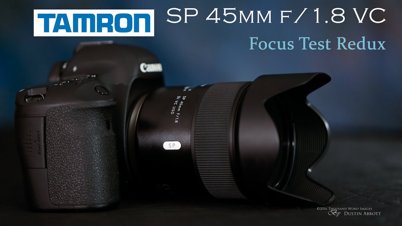Video thumbnail for Tamron SP 45mm f/1.8 VC | Focus Test Redux