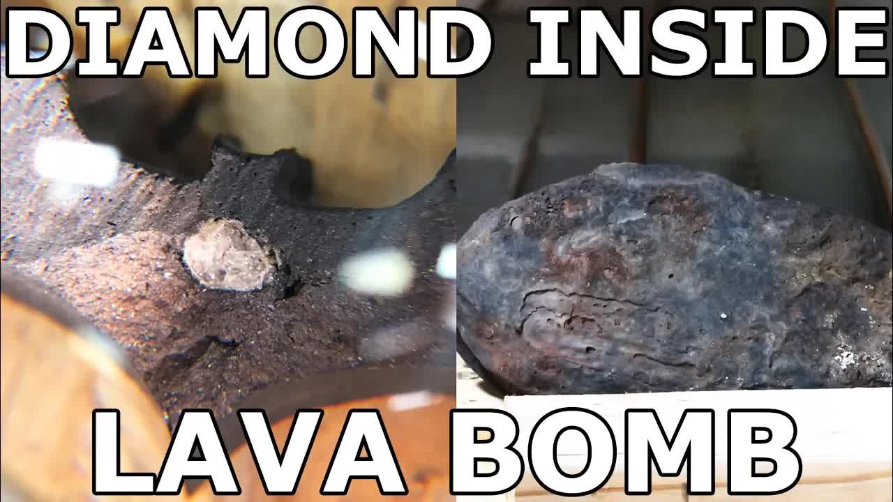 Video thumbnail for Hawaii Volcanic Rock Cutting: Basalt Waterjet Engineering