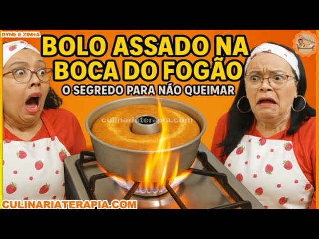 Video thumbnail for BOLO ASSADO NA BOCA DO FOGÃO 😱 O Segredo Para Não Queimar Nunca Mais!