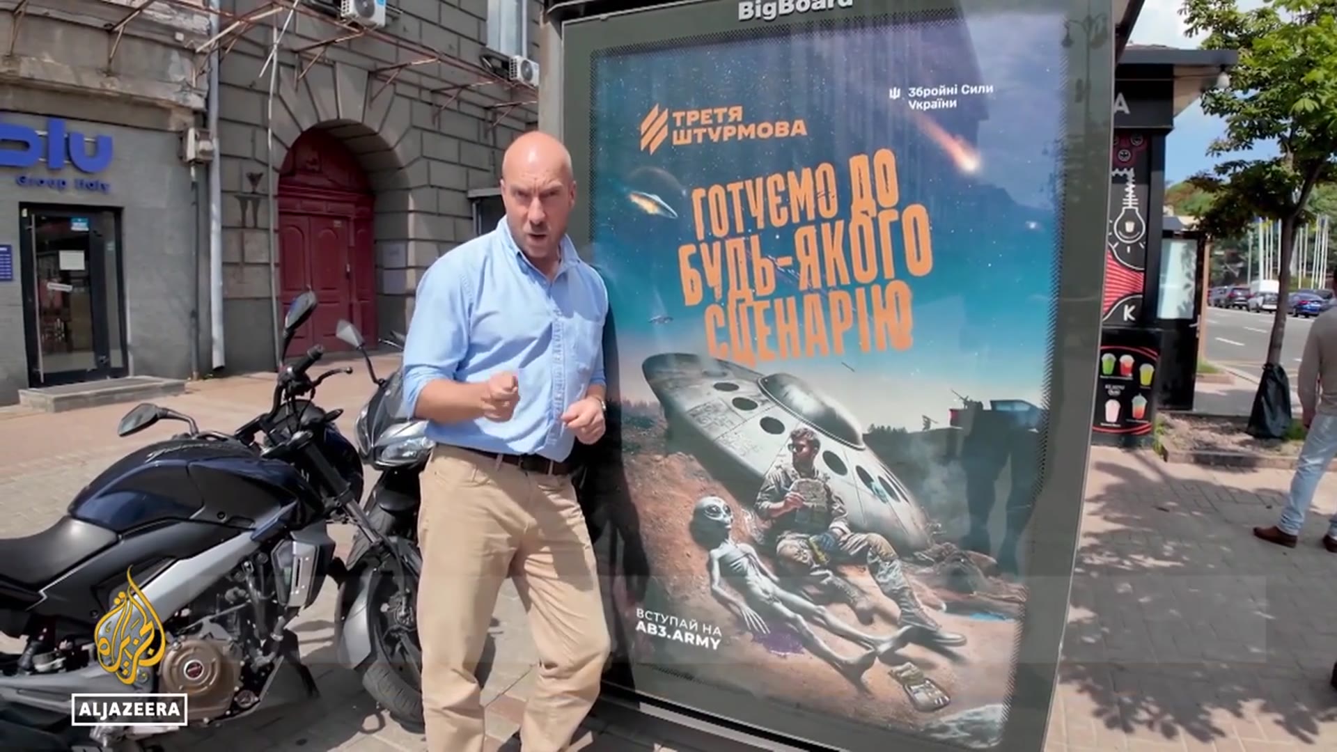 'Video thumbnail for Ukraine's recruitment struggles: Russian forces destroy six enlistment centres'