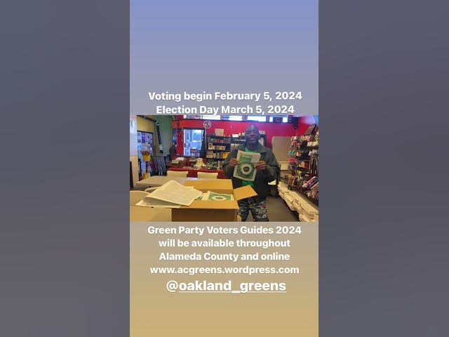 Video thumbnail for Voting begin February 5, 2024 Election Day March 5, 2024 Donโt forget to vote for Orlando Johnson