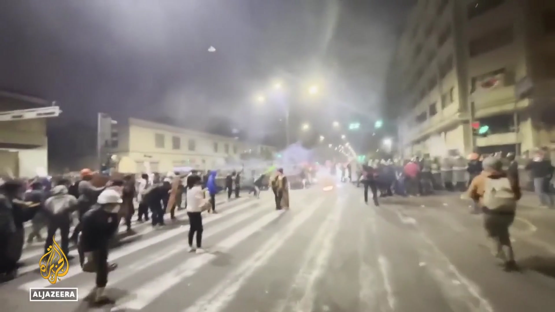 'Video thumbnail for Anger grows in Peru as youth march against pension reforms and graft'
