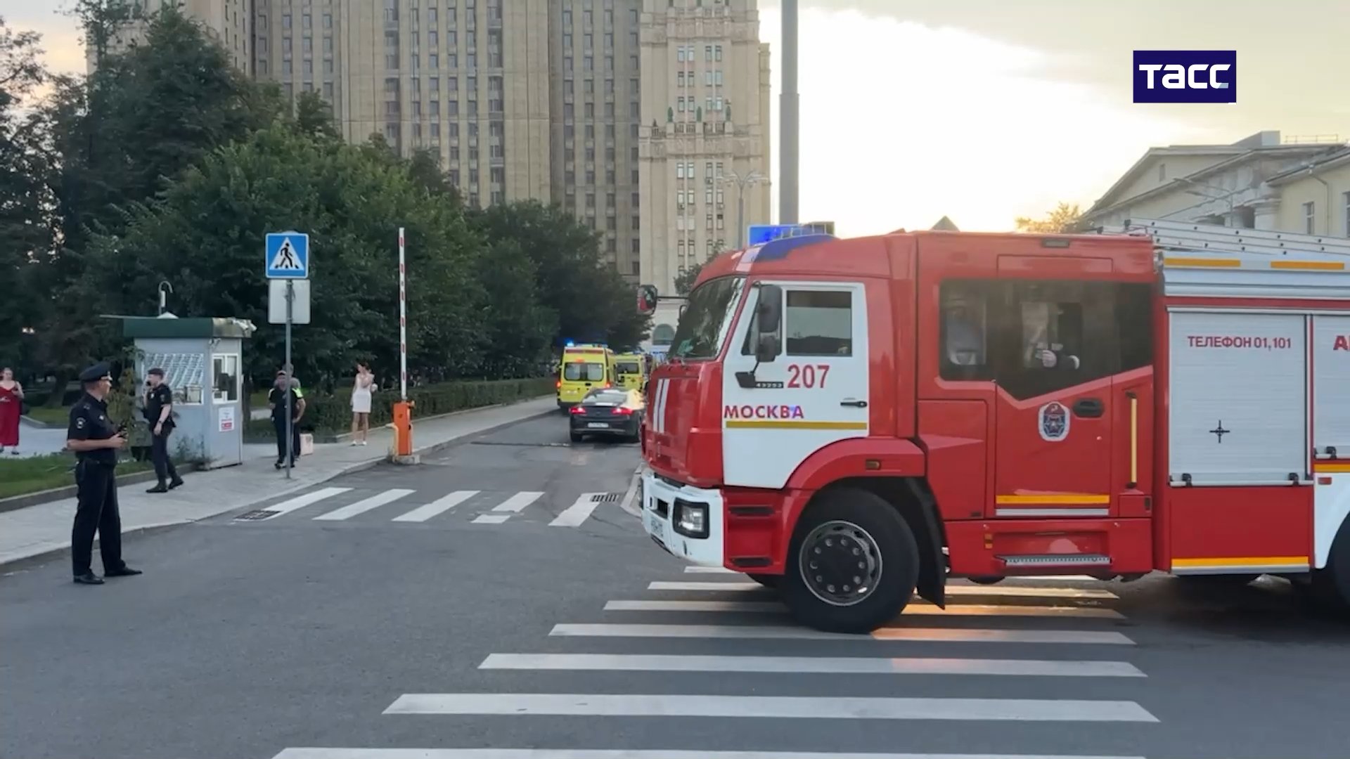 Video thumbnail for Three dead including female bomber in Moscow restaurant attack