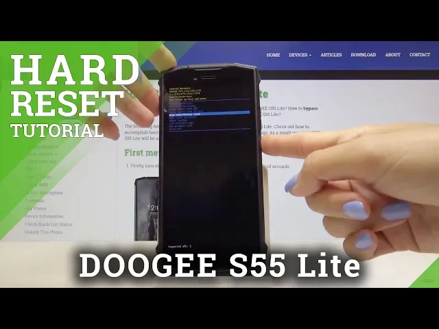Video thumbnail for Hard Reset DOOGEE S55 Lite - Bypass Screen Lock / Factory Reset