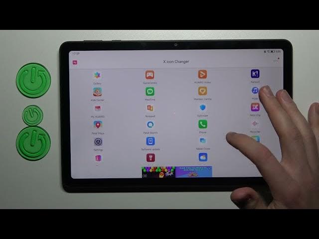 Video thumbnail for How to Change Icons Shape on HUAWEI MatePad SE? - X Icon Changer App