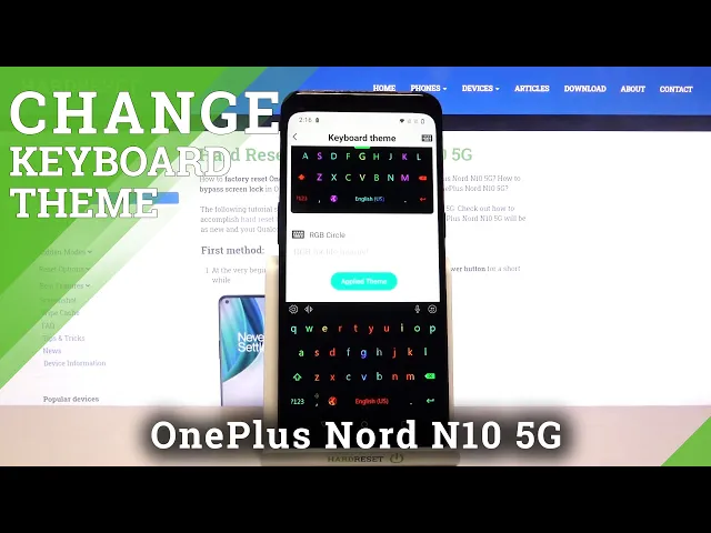 Video thumbnail for How to Install LED Keyboard in OnePlus Nord N10 5G? LED Keyboard Lighting App