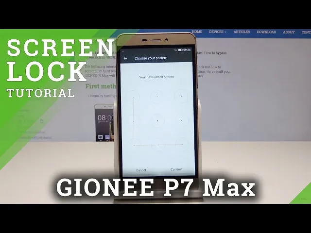 Video thumbnail for How to Add Screen Lock in GIONEE P7 Max - PIN & Pattern Configuration