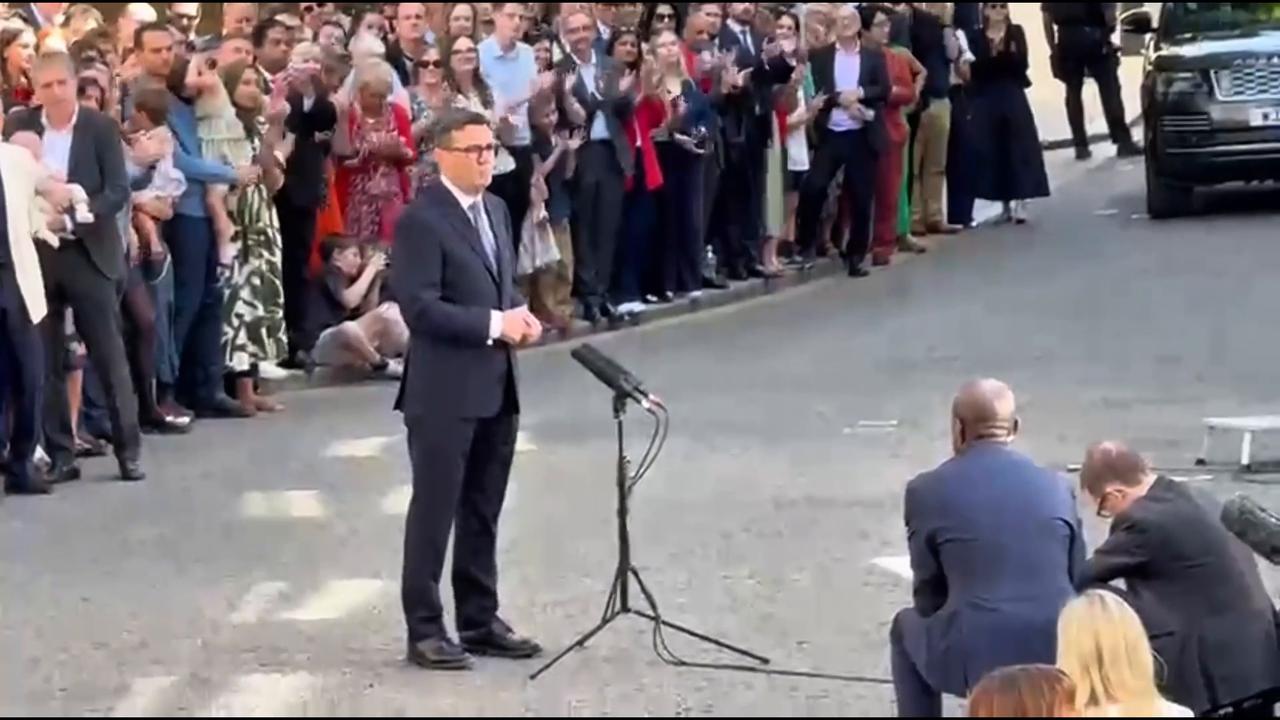 Video thumbnail for US: Andy Burnham becomes new UK prime minister.