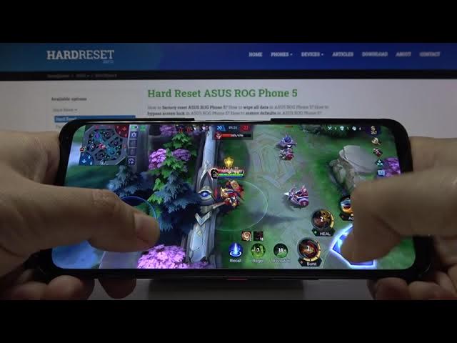 Video thumbnail for Mobile Legends Gameplay on ASUS Rog Phone 5 – FPS / Drops / Crashes Checkup