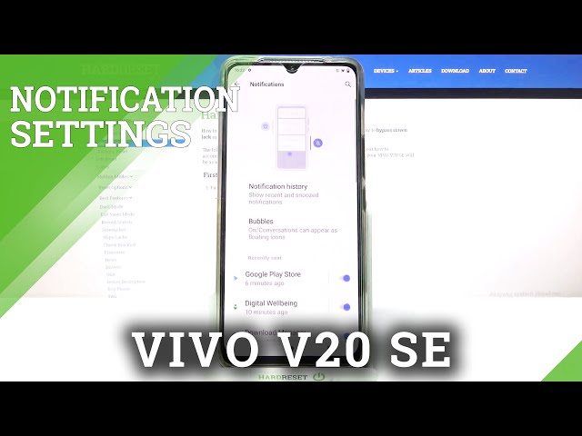 Video thumbnail for How to Enable/Disable App Notifications on VIVO V20 SE – Find Notification Settings