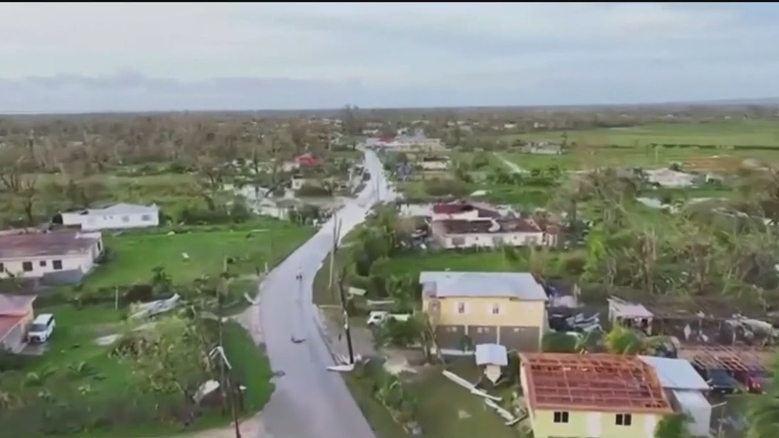 'Video thumbnail for Hurricane Melissa levels homes, knocks out power in Jamaica'