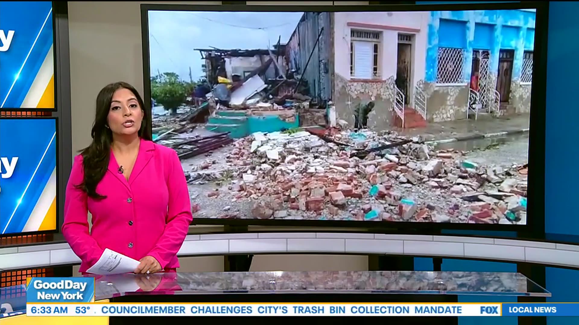 'Video thumbnail for Hurricane Melissa levels homes, knocks out power in Jamaica'