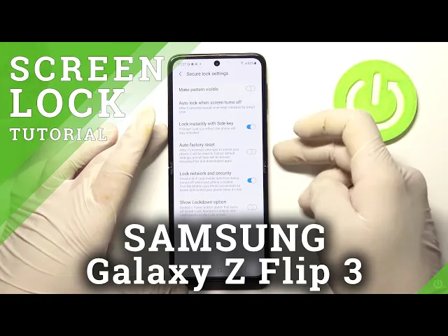 Video thumbnail for How to Hide Pattern Line in Samsung Galaxy Z Flip 3?