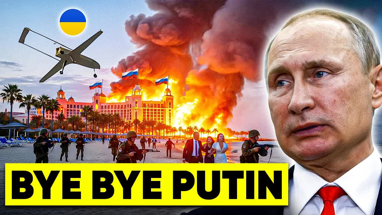 Video thumbnail for business basics: putin flees to sochi? ukraine attacks, russian losses & refinery hit