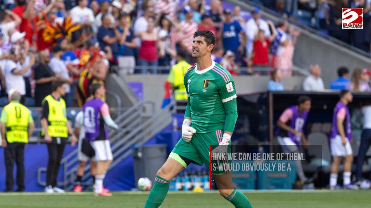 Video thumbnail for Thibaut Courtois believes Belgium can cause an upset against Spain in the World Cup quarter-final
