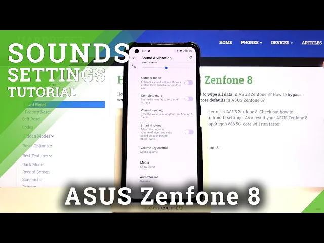 Video thumbnail for How to Find Sound Settings in ASUS Zenfone 8 – Customize Sounds