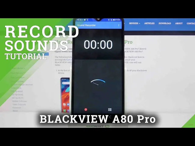 Video thumbnail for How to Record Sound with Blackview A80 Pro – Operate Voice Recorder