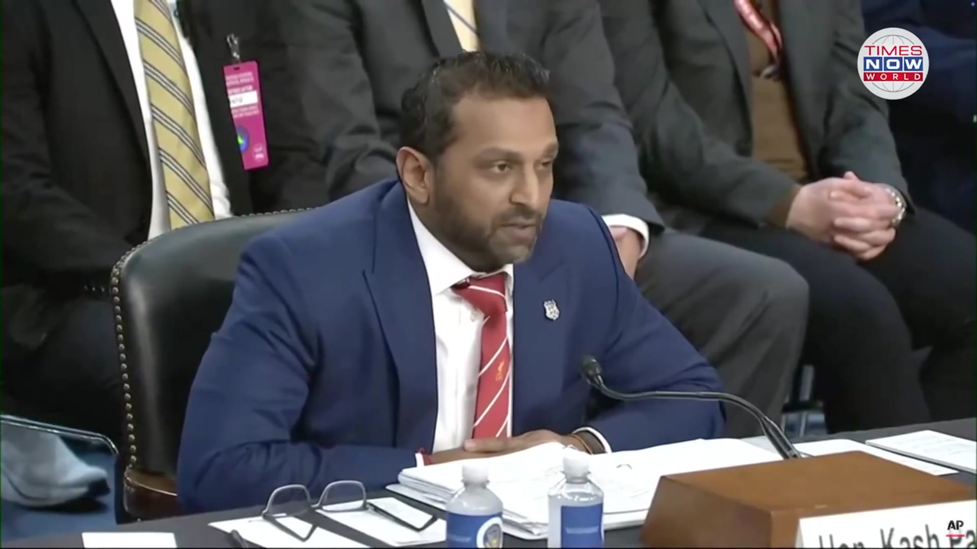 'Video thumbnail for FBI Director Patel Defends Kirk Probe, Vows Transparency'