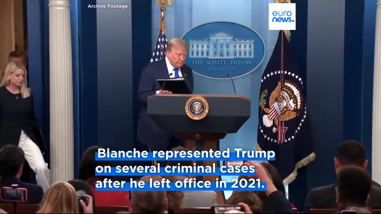 Video thumbnail for Trump sacks Attorney General Pam Bondi and replaces with ex-personal lawyer