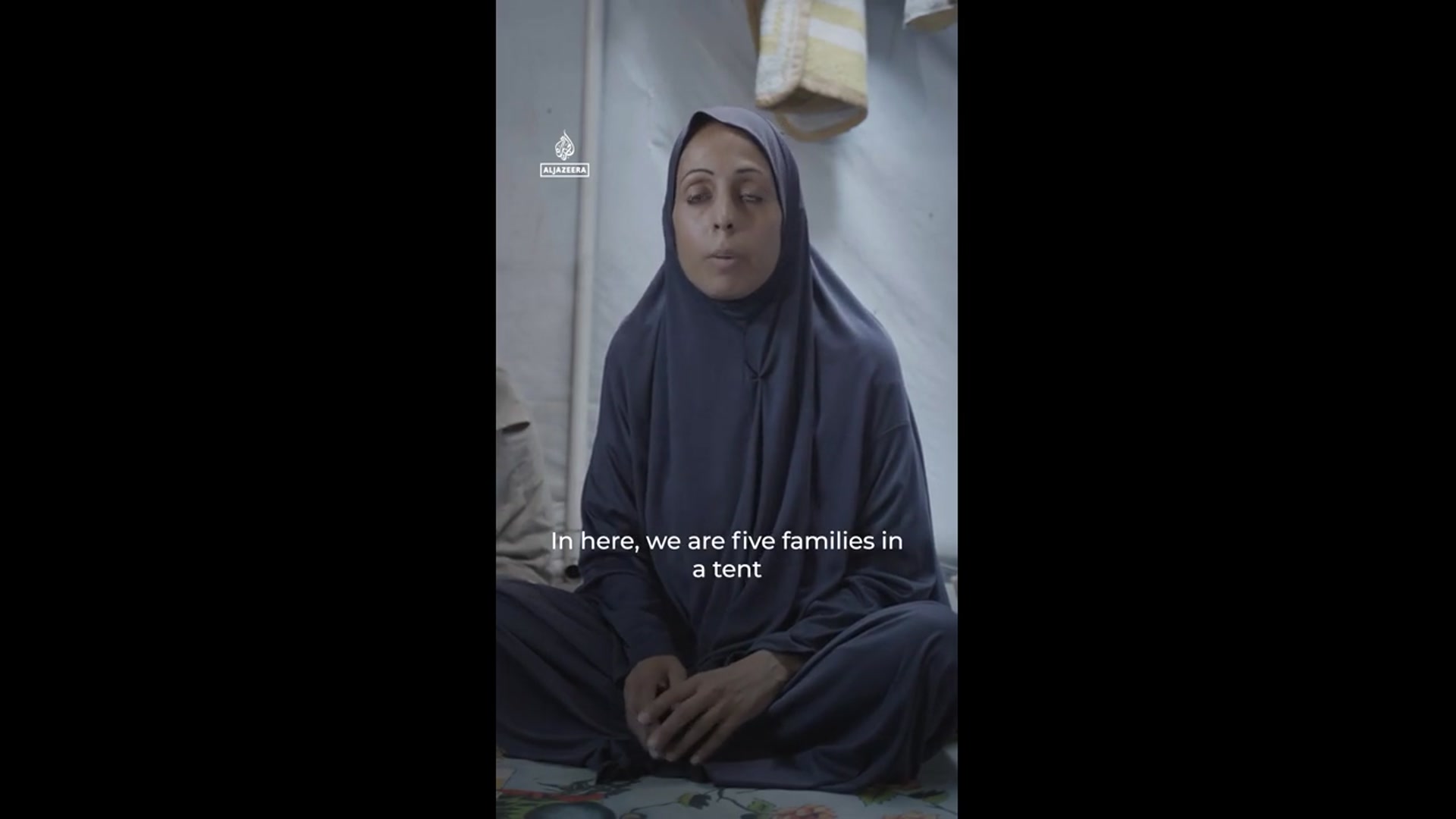 'Video thumbnail for A day in the life of a Palestinian family seeking food in Gaza'