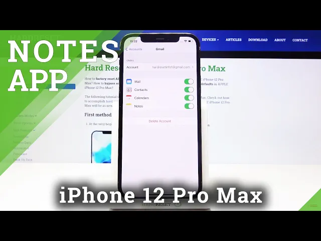 Video thumbnail for How to Sync Notes with Google on iPhone 12 Pro Max – Notes Settings