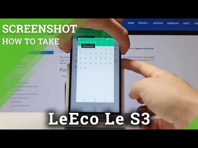 Video thumbnail for How to Take Screenshot in LeEco Le S3 - Capture Screen