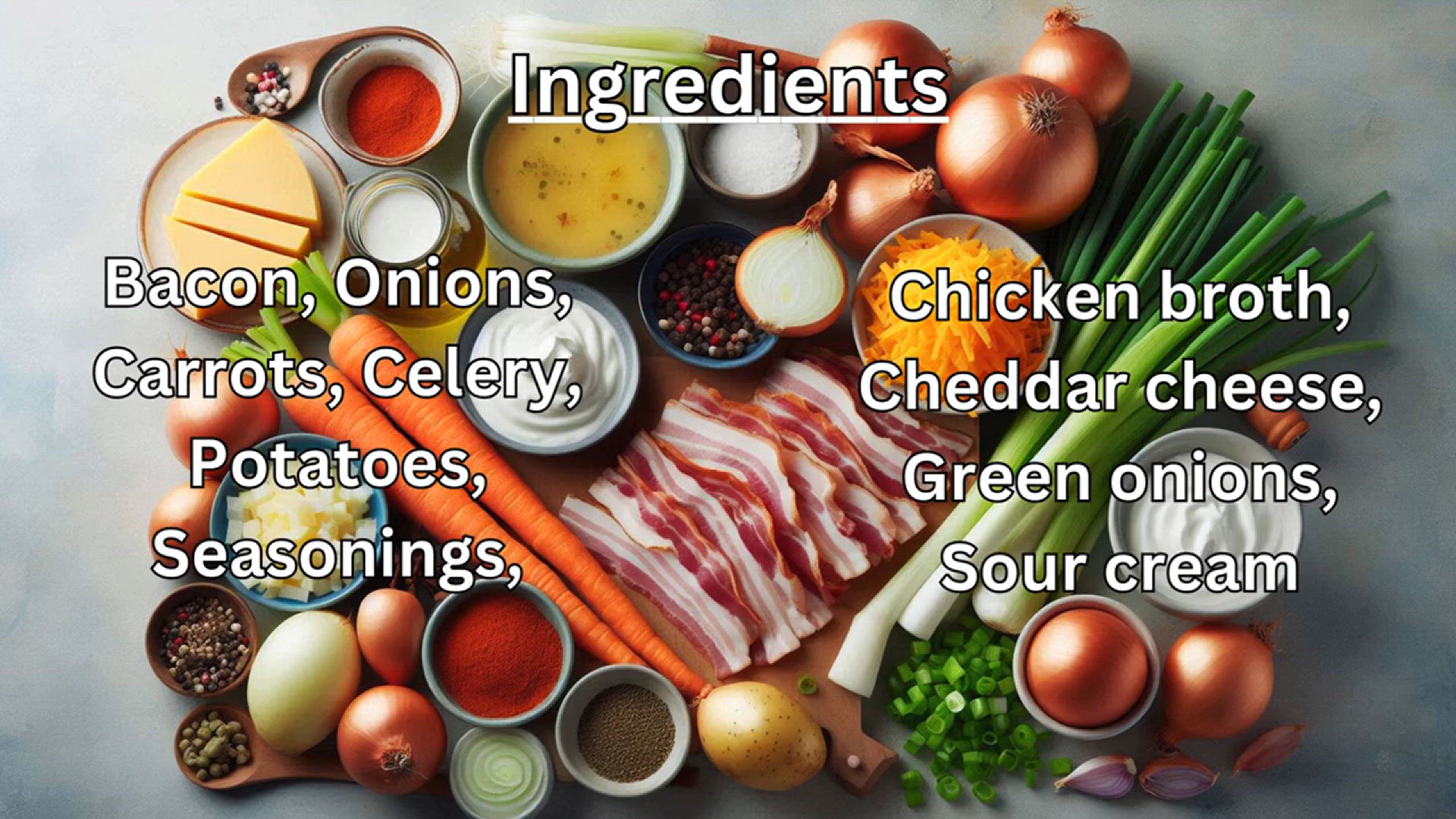 Video thumbnail for Potato soup recipe