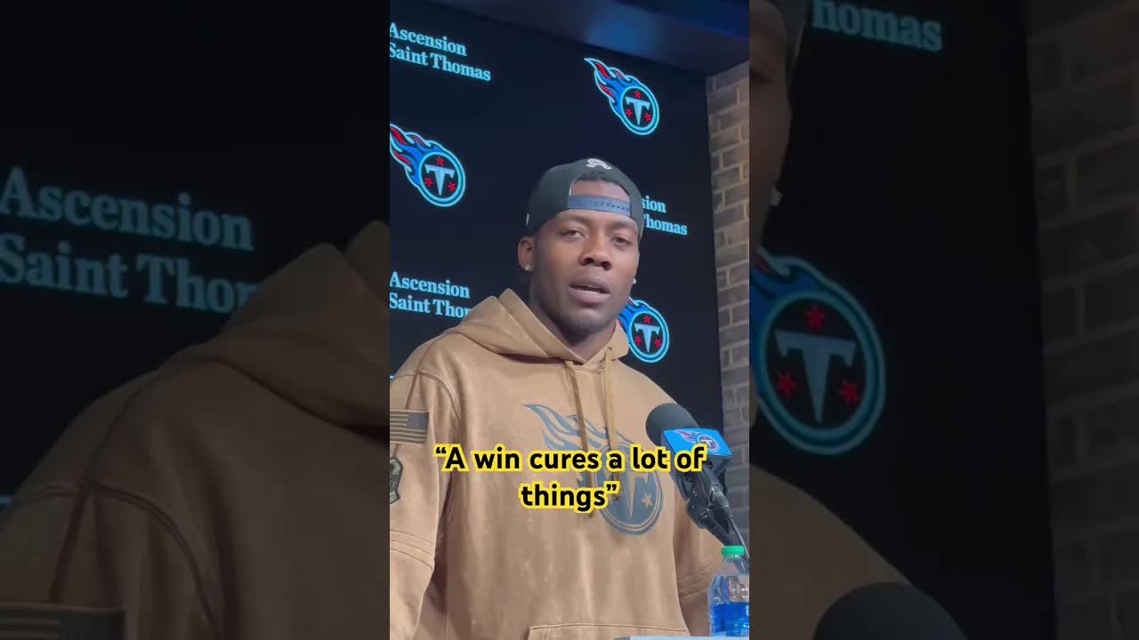 Video thumbnail for Arden Key on the importance of the #Titans latest win. #titanup #shorts #tennesseetitans