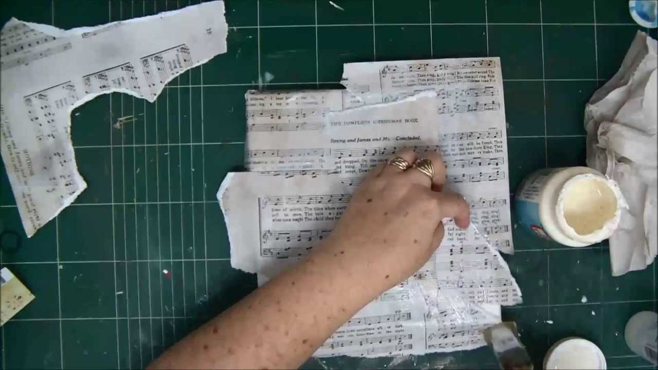 Video thumbnail for Christmas Tree Mixed Media Canvas