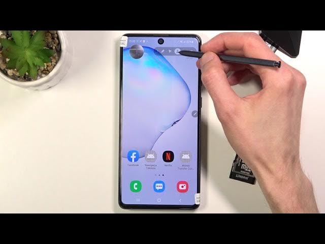 Video thumbnail for How to Record Screen in SAMSUNG Galaxy Note10 Lite | Find Screen Recorder in Samsung