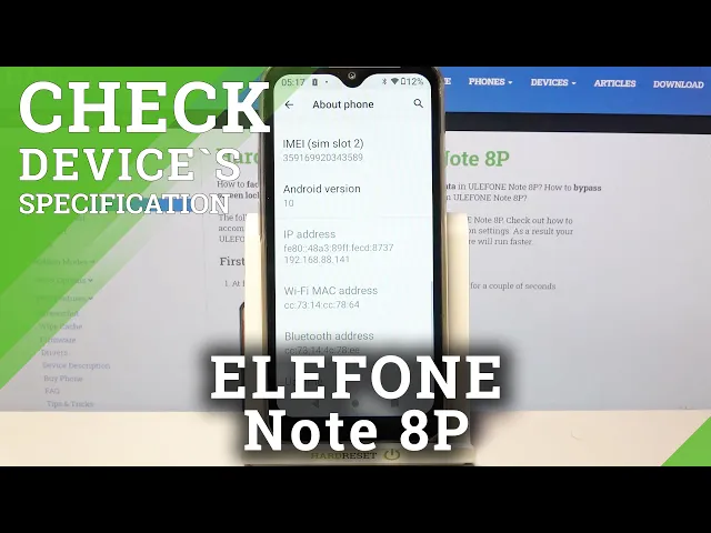 Video thumbnail for Open Phone Specifications - ULEFONE Note 8P Info