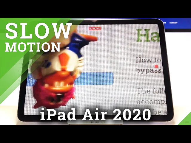 Video thumbnail for How to Record in Slow Motion in iPad Air 2020 – Camera Slow Motion Feature