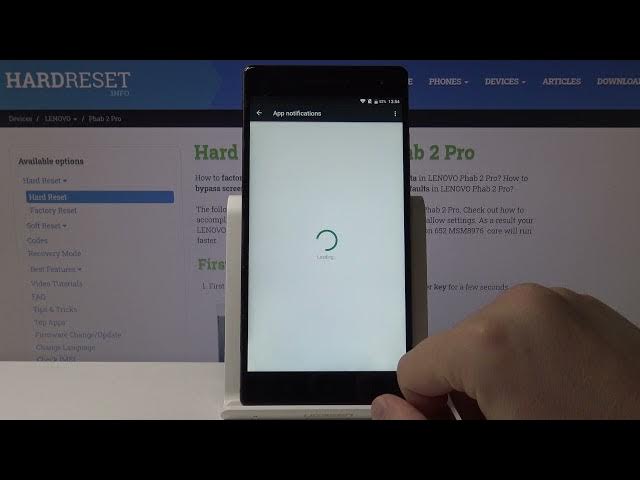 Video thumbnail for Correct Notification Settings – LENOVO Phab 2 Pro and Change Appeared Messages