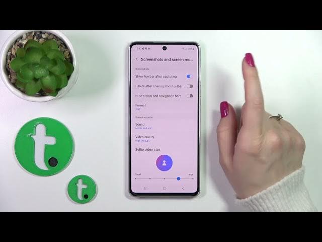 Video thumbnail for How to Switch On/Off Screen Touches in Screen Recording on SAMSUNG GALAXY A73 - Screen Touches