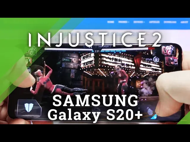 Video thumbnail for Injustice 2 on SAMSUNG Galaxy S20+ - Gameplay / Check Performance
