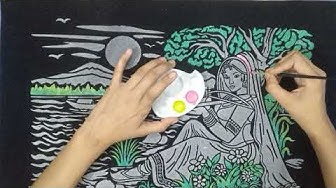 Video thumbnail for How to make Emboss Painting | DIY Emboss Painting on Cloth | Emboss Painting for Beginners