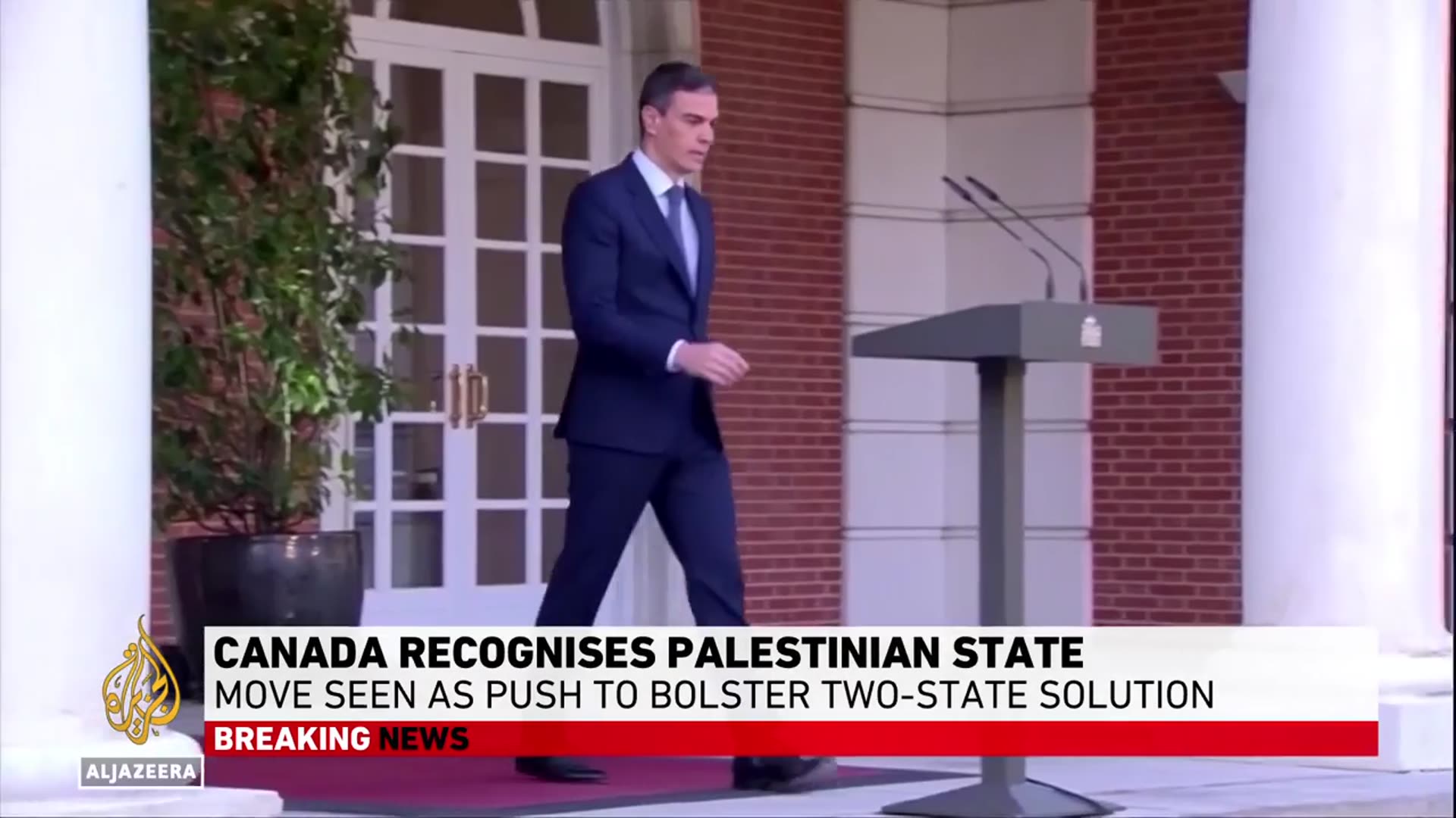'Video thumbnail for Canada, Australia and UK announced official recognition of Palestinian statehood'