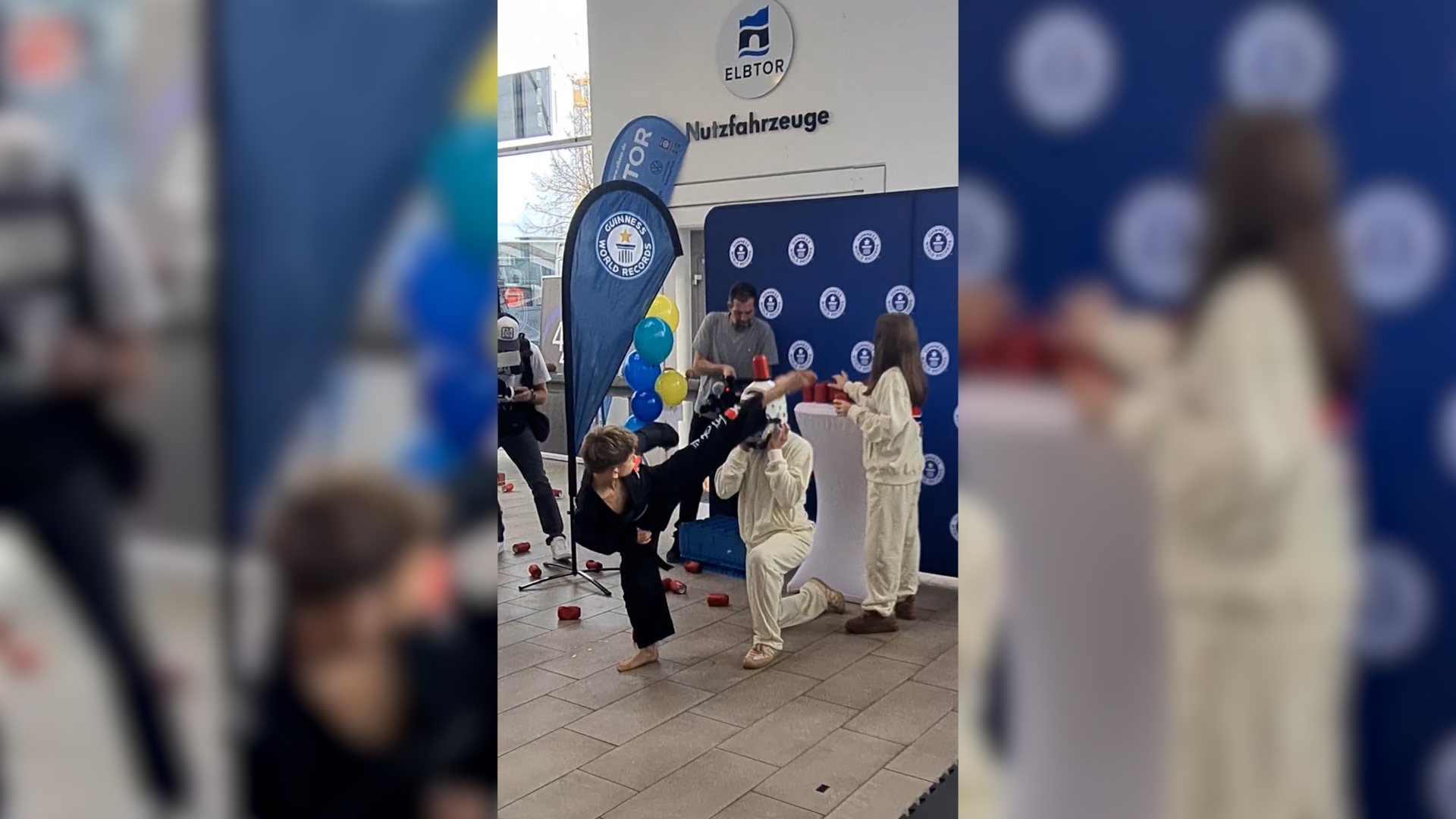 Video thumbnail for Most cans kicked off one persons head in one minute  31 by Orell Herzog