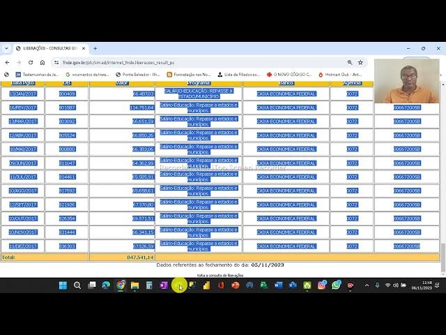 Video thumbnail for Aula 1 - Importação de Dados FNDE na WEB