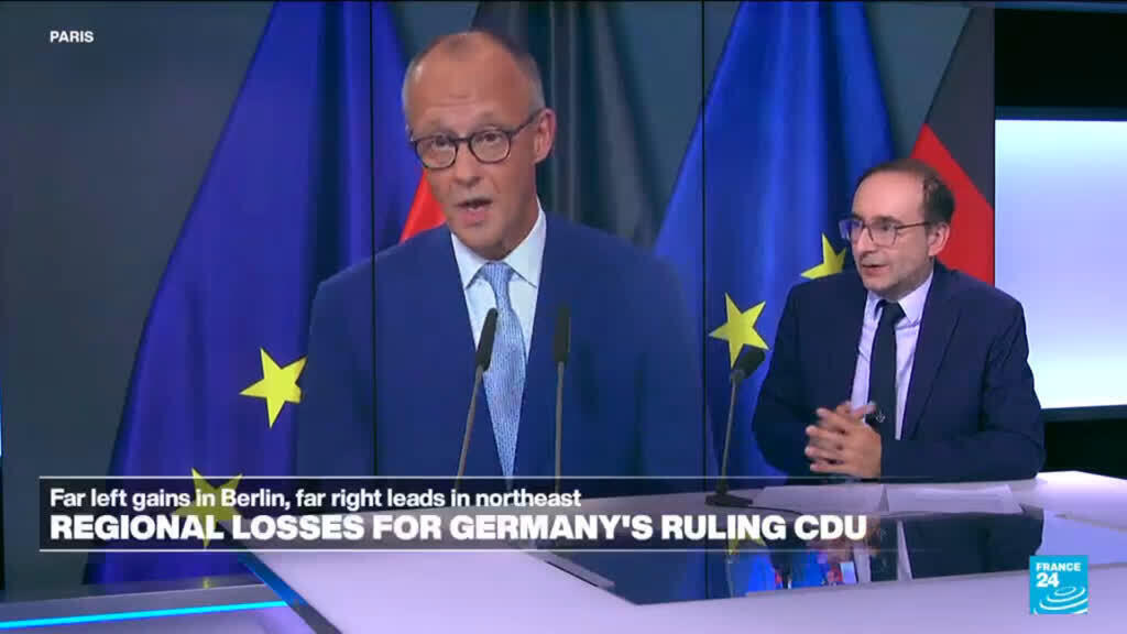 Video thumbnail for Regional losses for Germany's ruling CDU