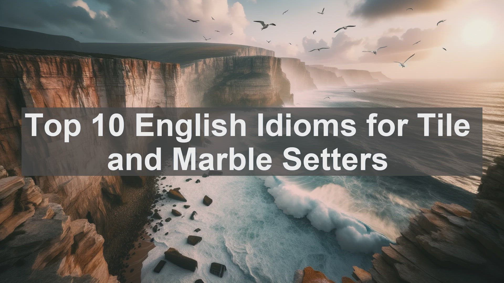 'Video thumbnail for Top 10 English Idioms for Tile and Marble Setters'