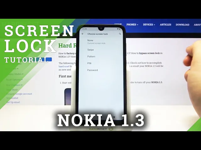 Video thumbnail for How to Set Up Screen Lock on NOKIA 1.3 – Change Screen Lock Method