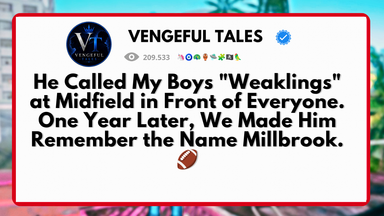 Video thumbnail for He Called My Boys "Weaklings" at Midfield in Front of Everyone. One Year Later, We Made Him Remember the Name Millbrook. 🏈