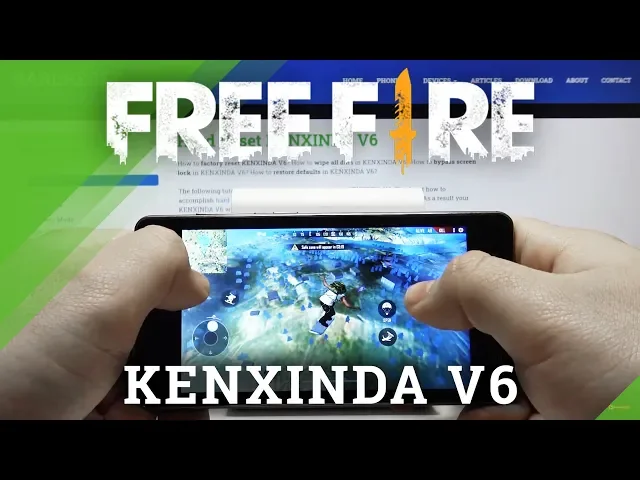 Video thumbnail for Garena Free Fire on KENXINDA V6 – FPS / Drops / Crashes Checkup
