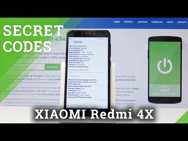 Video thumbnail for Secret Codes XIAOMI Redmi 4X - Hidden Mode / Advanced Info