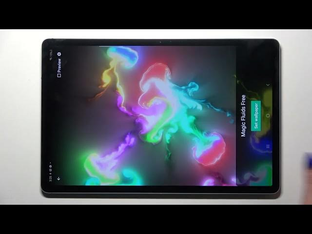 Video thumbnail for How to Download Live Wallpaper Magic Fluids in SAMSUNG Galaxy Tab S7 FE – Set Live Wallpaper